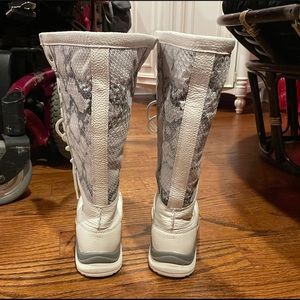White tall Ugg boots